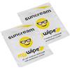 Mywipe, 20 bustine monouso di crema solare, tascabili, per viaggi, festival, ciclismo e sci
