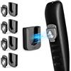 DOMORA Supporto per telecomando da parete, confezione da 4 supporti per telecomando TV per ventilatore aria condizionata, magnete autoadesivo, organizer telecomando divano