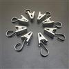 Coideal 100 Pack in Acciaio Inox Heavy-Duty Doccia Tenda Clip con Gancio Stringa Partito luci Hanger Wire Holder per Foto, Camera da Letto, Bagno, Decorazione Domestica, Arte Craft Display (Argento)