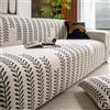 Odot 3D Jacquard Willow Copridivano 5/4/3/2/1 Posti (Grigio,2 posti) | Copridivano Elasticizzato Universale, Copri Divano Antigraffio, Copri Divano con Braccioli Lavabile Antiscivolo