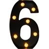 Fancysky Lettere LED Luminose 22 cm Nero, 6 | Atmosfera Romantica, Laurea e Festival, Feste ed Eventi, Lettere Luminose, Halloween Natale