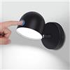 KAWELL Interno Applique da Parete Sensibile Al Tocco LED Lampada da Lettura | Oscuramento Continuo, 350° Rotazione Libera, per Camera da Letto Comodino Soggiorno Scale