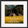 EYMPEU Cornice 35x35,Cornice Foto da Parete,Decorare la Vostra Casa, 1 Pezzo Portafoto Nero