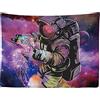 Ulticool - Appeso a Parete Decorazione - Astronauta Universo Viaggio Spaziale - 200 x 150 cm Grande Murale Manifesto - Accessori Casa Soggiorno Camera da Letto Soffitto - Viola