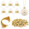 YUEXNKO Tappi per Ornamenti di Palline di Natale,200 Pezzi Tappi per Palline di Natale,Tappo di Ricambio per Pallina di Natale,Tappi per Ornamenti Natalizi Ganci Palline di Natale per Decorazione Natale 12mm