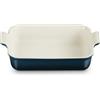 Le Creuset Piatto rettangolare Heritage, gres, 32 cm, 2,31 kg, Nuit