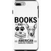 Funny American Hairless Terrier And Book Custodia per iPhone 7 Plus/8 Plus Libri E American Hairless Terrier