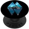 Delta12Designs Aurora Borealis - Aurora boreale PopSockets PopGrip Adesivo
