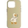 Whisk And Waddle Society Custodia per iPhone 16 Pro Divertente frusta da cuoco con anatra, design da cucina