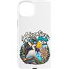 Pinguine Adventure Co. Custodia per iPhone 15 Plus Pinguino Adventure Mode On - Divertente