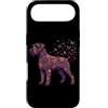 Funny Giant Schnauzer Gifts Accessories Custodia per iPhone Air Schnauzer gigante colorato floreale farfalla fiori botanico