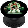 Leprechaun Deadlift St. Patricks Day App Leprechaun Deadlift Fitness Pesi Giorno di San Patrizio PopSockets PopGrip Adesivo