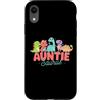 Auntiesaurus Dinosaur Auntie Family Fun Custodia per iPhone XR Auntiesaurus - Simpatico dinosauro zia Rex design