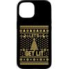 Christmas Cool Lit Gifts Co. Custodia per iPhone 15 Let's Get Lit Divertente Brutto Albero Di Natale Festa