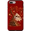 Adorable Ghost Readers Autumn Book Lover Custodia per iPhone 7 Plus/8 Plus Coppia di fantasmi carini libri di lettura autunno amore albero Halloween