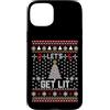 Christmas Cool Lit Gifts Co. Custodia per iPhone 15 Plus Divertente festa di Natale brutta Let's Get Lit
