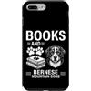 Funny Bernese Mountain Dog And Book Desi Custodia per iPhone 7 Plus/8 Plus Libri E Bovaro Bernese Divertente Bovaro del Bernese