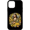 Bahaa's Tee Custodia per iPhone 12 mini Cool French Mona Lisa in Italian Lemon Garden Ritratto Art