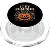 itsy pumpkin spider web cute halloween H Itsy Zucca con ragnatela PopSockets PopGrip per MagSafe