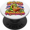 Welcome to Thailand Thailandia Som Tam Insalata Papaya Cibo di Strada Souvenir PopSockets PopGrip Adesivo