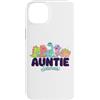 Auntiesaurus Dinosaur Auntie Family Fun Custodia per iPhone 14 Plus Auntiesaurus - Simpatico dinosauro zia Rex design