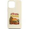 Merry Bookish Reading Club Custodia per iPhone 13 Pro Max Merry and Bookish Cozy Christmas Cat Festive Tree Lover
