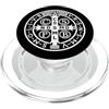 Regali Croce di San Benedetto & Co. Medaglia di San Benedetto - Simboli cattolici PopSockets PopGrip per MagSafe