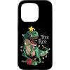Christmas Dinosaur Gifts Co. Custodia per iPhone 15 Pro Tree Rex Funny T-Rex Dinosauro Natale