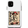 Skateboard Japan Otaku Kawaii Manga Samu Custodia per iPhone 11 Skateboard Grumpy Japan Animal Brush Anime Kawaii Otaku Y2K