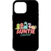 Auntiesaurus Dinosaur Auntie Family Fun Custodia per iPhone 16 Pro Max Auntiesaurus - Simpatico dinosauro zia Rex design