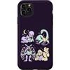 Fantasy Bookish Realm Custodia per iPhone 11 Pro Max Alieni e criptidi librosi per lettori di libri fantasy