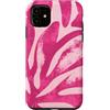generic Custodia per iPhone 11 Grafica astratta massimalista rosa