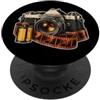 Analog Shutter Studio Fotografo analogico retrò con fotocamera a pellicola vintage PopSockets PopGrip Adesivo