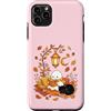 Cozy Fall Bookish Co. Custodia per iPhone 11 Pro Max Ghost Reading Book Autunno Autunno Amante Libro Bookworm Halloween