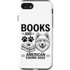Funny American Eskimo Dog And Book Desig Custodia per iPhone SE (2020) / 7/8 Libri e cani eschimesi americani divertente cane eschimese americano