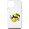 Lemon Summer Cartoon Party Art Custodia per iPhone 12 mini Cool Cartoon Lemon Summer Occhiali da sole Fun Graphic