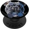 Raf THE ARTIST Designs Divertente Frenchie in tasca Frenchie Amante dei cani Bulldog francese PopSockets PopGrip Adesivo
