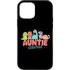 Auntiesaurus Dinosaur Auntie Family Fun Custodia per iPhone 12 mini Auntiesaurus - Simpatico dinosauro zia Rex design