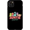 Auntiesaurus Dinosaur Auntie Family Fun Custodia per iPhone 11 Pro Max Auntiesaurus - Simpatico dinosauro zia Rex design