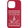 Christmas Cool Lit Gifts Co. Custodia per iPhone 15 Pro Max Divertente brutto albero di Natale partito Let's Get Lit