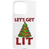 Christmas Lit Gifts Co. Custodia per iPhone 15 Pro Max Festa di Natale Let's Get Lit Ugly Funny