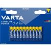 VARTA Longlife Power Batterie AAA Micro LR03 (pacco da 10) Batteria alcalina - Made in Germany - Ideali per giocattoli, torce, controller e altri dispositivi a batteria