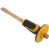 SUPVOX Scalpello da Muratura con Protezione Mano in Acciaio al Tungsteno | Larghezza Testa 18mm, Impugnatura Ergonomica in Plastica, per Pietra e Intonaco, Uso