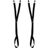 Comfy Clothiers Reggicalze per camicia da uomo (con passante per i piedi) - Giarrettiera elastica regolabile (1 paio di custodi camicia)