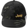 Jeep Text Logo Low Profile Trucker Hat Black Camo/Green Hat, Verde, Taglia unica
