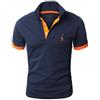 GLESTORE Uomo Polo Giraffe MT1030 Golf Tennis manica lunga T-shirt | Polo estiva da uomo, vestibilità regolare, casual, sport, golf, elastica, facile da pulire
