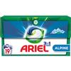 Ariel 3in1 PODS, Detersivo Liquido In Capsule 19 Lavaggi, Alpine, Scioglimento Rapido, Impeccabile A Freddo E A Ciclo Corto