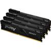 Kingston Technology FURY 64GB 3600MT/s DDR4 CL18 DIMM (Kit da 4) Beast Black