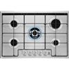 Electrolux Piano a Gas EGS7534X | 5 Fuochi 74.4cm di Larghezza Acciaio