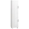 HOMCOM Colonna Bagno Moderna con 2 Armadietti e Ripiani Regolabili Bianco